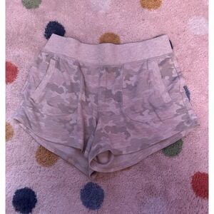Athletic Works‎ Girls Camouflage Sweat Shorts M (8-10) Polyester Blend